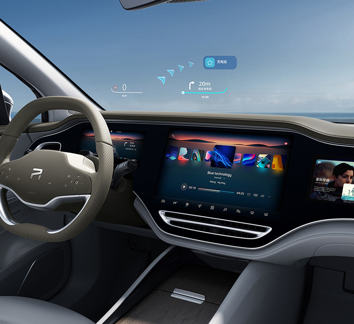 2024 Feifan R7 Large Screen 4X2 2WD Medium SUV with Ternary Lithium Electricity 606 km Cruising Range and Pure Fast Charge