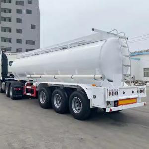China Fuel Tanker Oil Petrol Fuel Tanker Semi Truck Trailer 40000 45000 Liters Semi-trailer High Strength Steel 70tons on sale