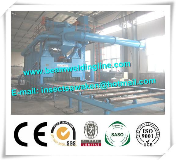 Cheap External And Outer Steel Plate Painting / Shot Blasting Machine Customized for sale