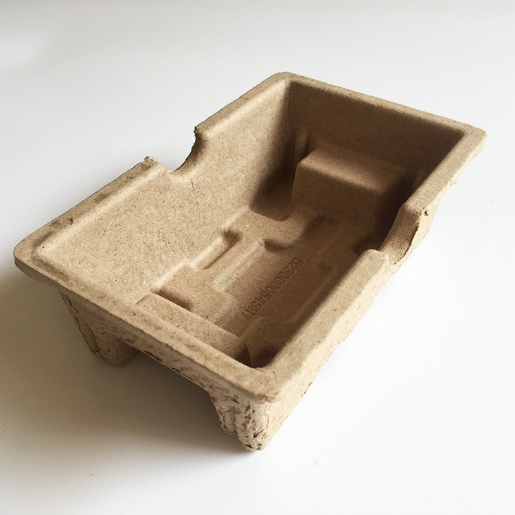 Extensive Use Molded Pulp Tray Packaging Paper Bamboo Wet Press Inner Tray