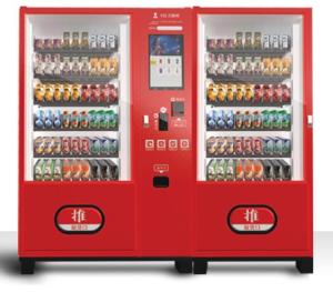 Quality Smart Food Vending Machines Customized Master Slave Cashless Payment wholesale