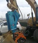 Construction Machinery Attachments Excavator 15 Ton Breaker Jack Hydraulic