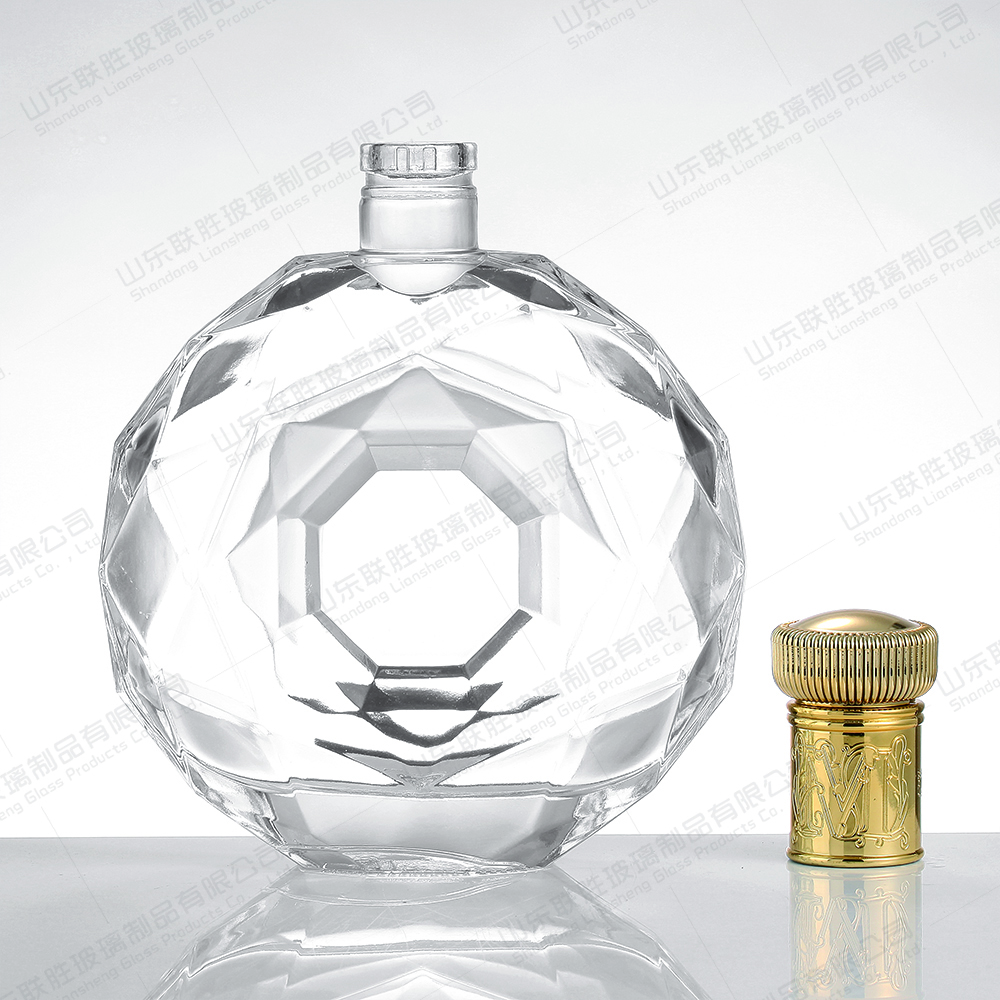 Vodka Bottle Carrier for Christmas Decor Matte White Sparkling Wine Bottle Holder