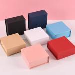 Customized Jewelry Paper Box Book Shape Magnetic Closure Jewelry Box