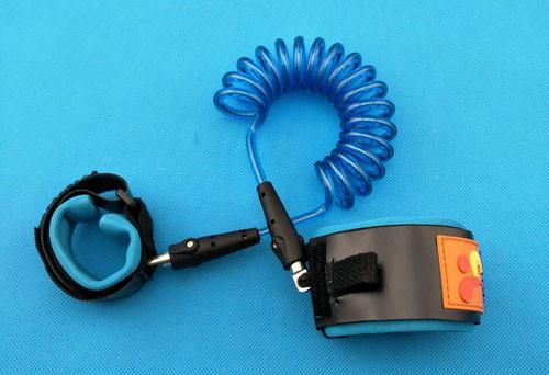Hot Selling Transparent Blue Baby Safety Retractable Anti-lost Walking Belt