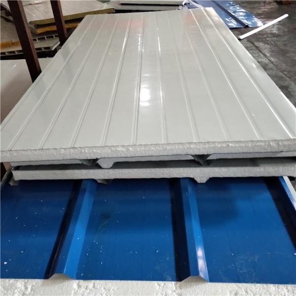 storage units prefab house 50mm eps sandwich roof panel with 0.376mm steel sheet