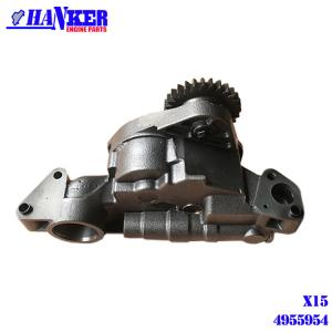 Quality CM570 QSX15 Cummins ISX Oil Pump , Lubriafter market dieseling Oil Pump 4309500 4955954 3800753 4024814 wholesale