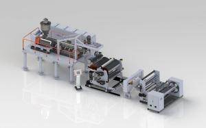 Quality 120kg/H ETFE Film Extrusion Machinery 1000-1500mm Width Single Screw Extruder wholesale