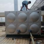 Square Large Water Storage Containers , 50 Cubic Meter Ss Tank For Water Storage