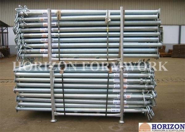 30KN Scaffolding Steel Prop Heave Duty , Adjustable Building Props EN1065