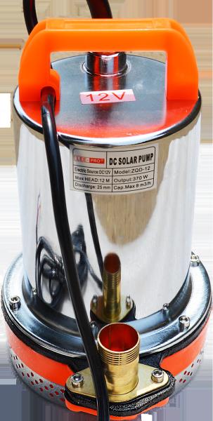 24V Solar Powered Submersible Deep Water Well Pump Single Stage Iron Brass