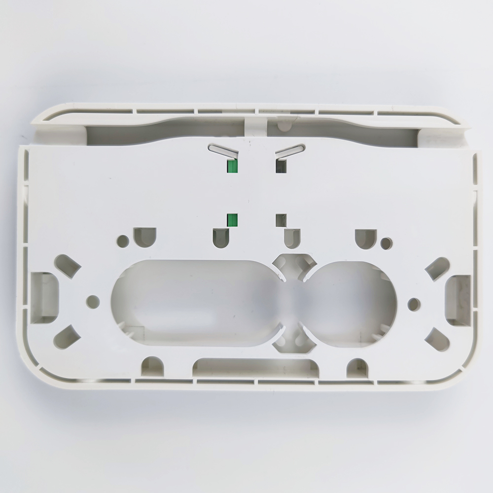 1 Port Gray APC Plastic Fiber Optic Faceplate Socket Panel for Indoor in FTTH Network