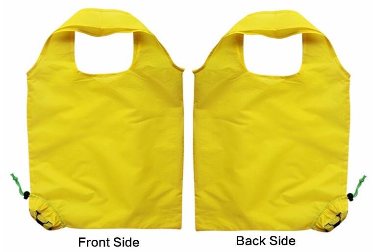 Recycled Foldable Nylon Polyester Tote Bag with logos polyester shopping bag Custom advertising handle non woven bag PAC