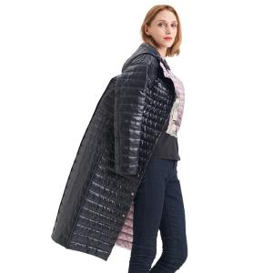 Quality FODARLLOY 2022 Puffer Jacket Ladies Warm Hooded Cotton-Padded Clothes Slim Long Down Winter Jackets Women Coats wholesale