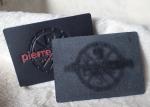 Classic Durable Embossed Leather Patches , Fake / Genuine Leather Label