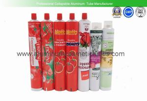 Quality Food Grade Aluminum Tube Containers , Arissa Chili Paste Empty Plastic Squeeze Tubes 150g wholesale