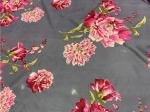 2.3m Wide 100gsm Polyester Tricot Fabric Flower Printing For Mattress Cover