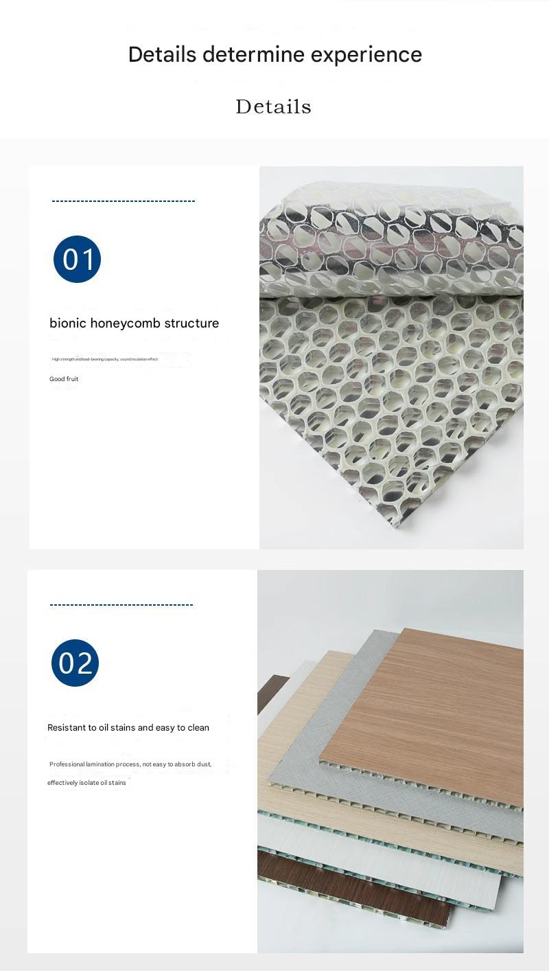 Integrated Aluminum Honeycomb Large Panel Ceiling for Contemporary Hotel Design Living Room Bedroom Kitchen and Bathroom
