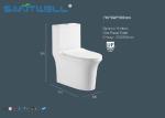 Water closet set Single Piece Toilet , 1 piece round toilet Nano glazing
