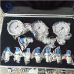 Hydraulic Pressure Test Kit 3 Gauges for Excavators Pressure Gauge Diagnostic