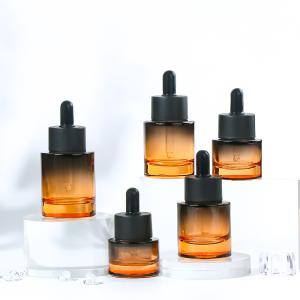 Quality Wholesale 1oz 2oz Luxury Perfume Oil Dropper Bottle Custom Black Green Empty Glass Dropper Bottle For Essential Oil wholesale