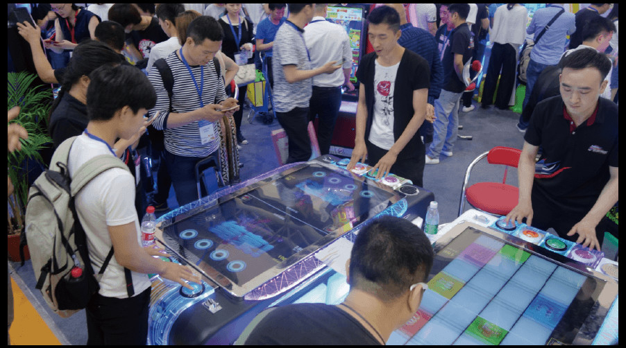 Interactive Music Arcade Video Game Machine For Hotel Lobby / School