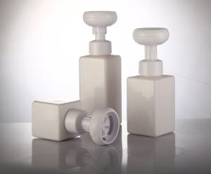 China Square Shampoo And Conditioner Bottle Foam Pump Bottle Pump Top Dispenser 250ml-650ml on sale
