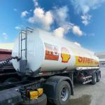 2 Axles 30400L 23t Capacity Carbon Steel Fuel and Refuel Tank Semi Trailer with