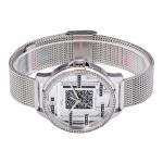 5ATM Waterproof Stainless Steel Quartz Wrist Watch 10.4mm Thickness