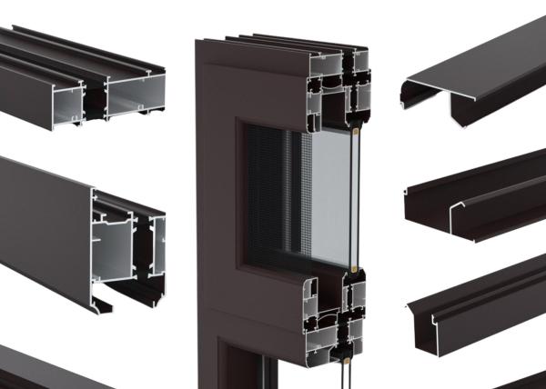 Curved Casement Window Profile 120 Thermal Window Yarn Integration