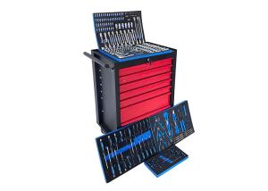 Quality Adjustable 225 Pcs 7 Drawer 27 Inch Tool Chest Cabinet wholesale
