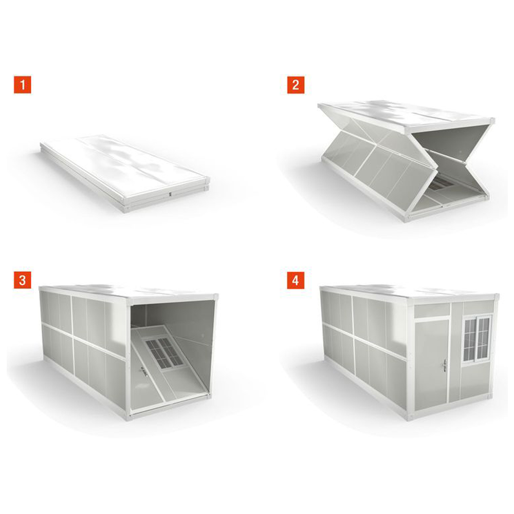 Mordern Container Tiny House Modula Mobile Prefab Living Homes Shipping in White/Gray/Black