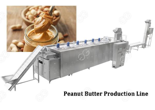 500 KG Industrial Nut Butter Grinder Peanut Butter Processing Line Fully