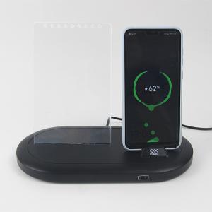 Quality Multiscene ABS Wireless Phone Charger Stand , Portable Wireless Charging Phone Holder wholesale
