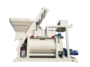 Quality 30 * 2 KW Concrete Mixer Machine 2400 Liters Feed Capacity JS1500 Model wholesale