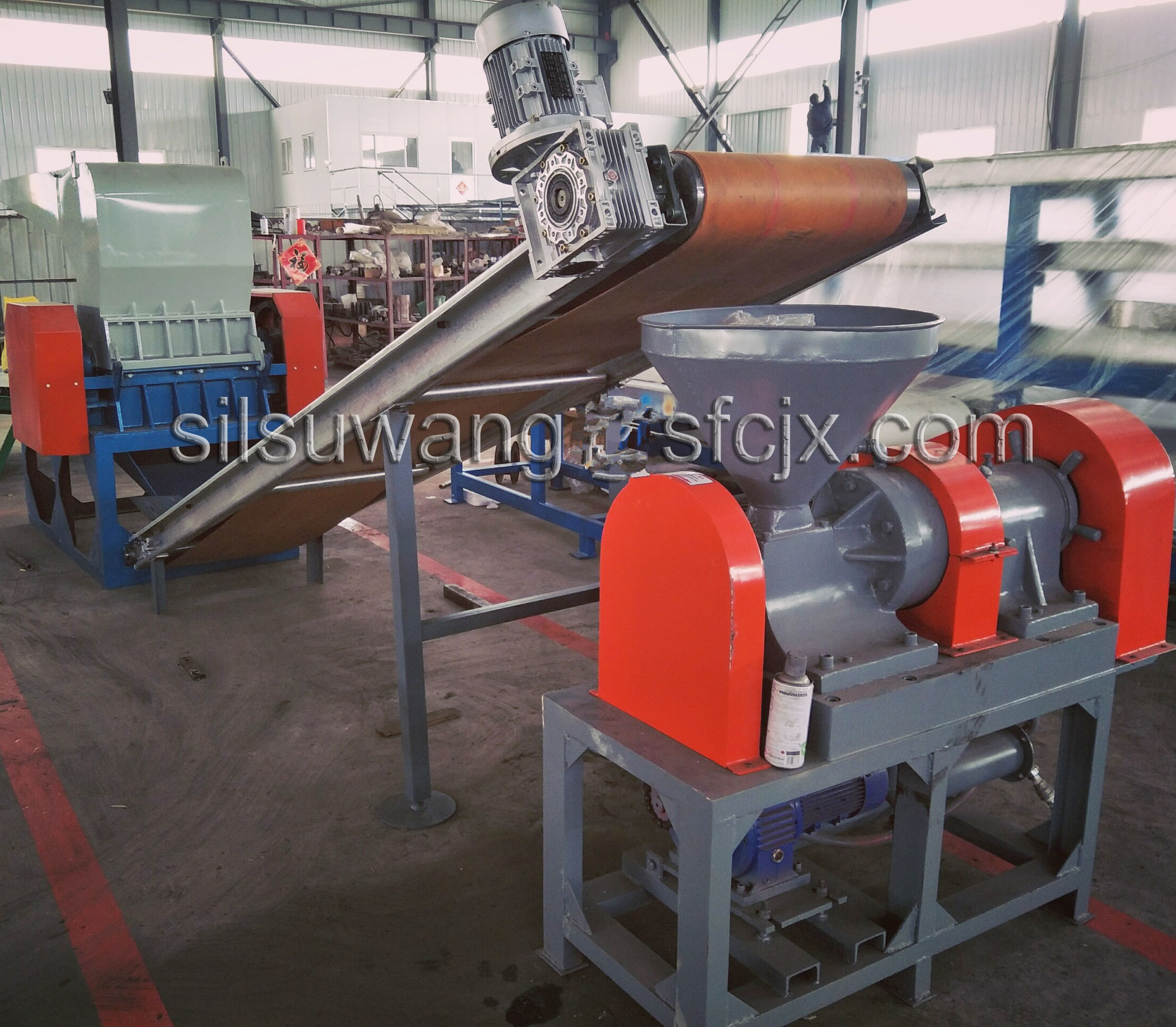 Small Capacity Rubber Scrap Recycling Line