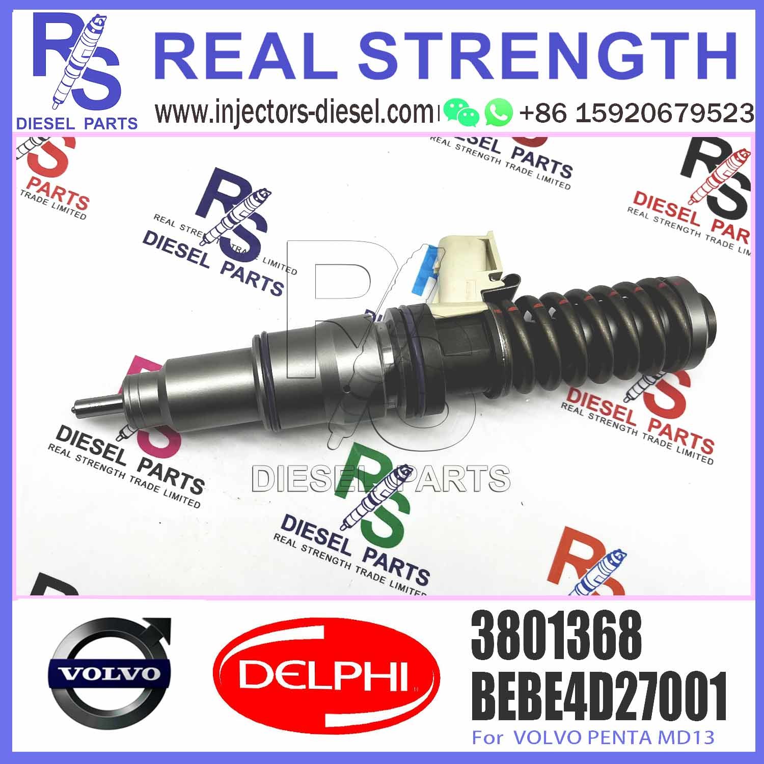 High Quality 3801368 Voe3801368 21379931 Voe21379931 Bebe4d27001 Bebe4d18001 Common Rail Fuel Injector For V-O-L-V Md13