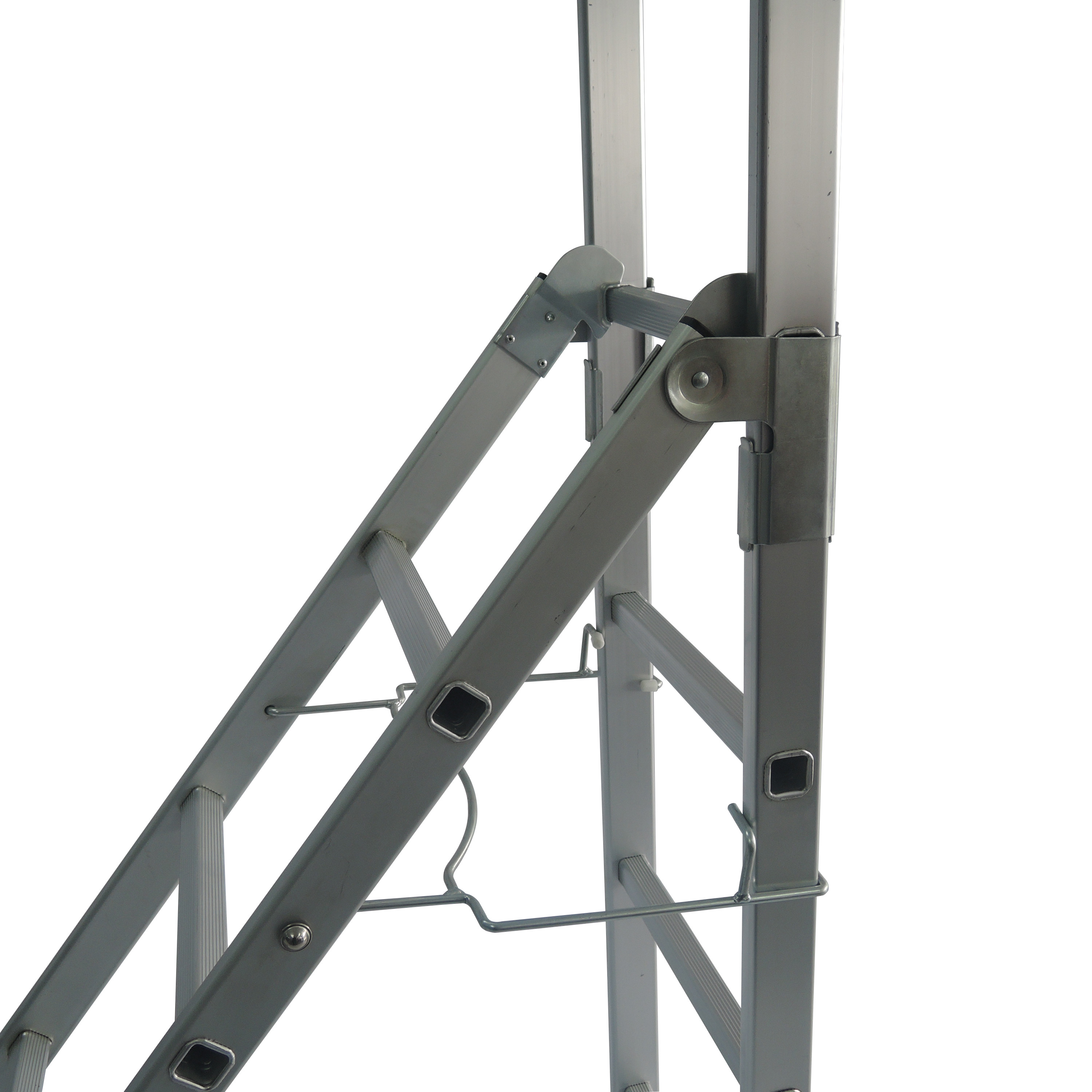 High Safety Foldable Aluminum Ladder 2x6 With Mar Resistant End Caps