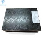 Kraft Packaging Black Shoe Corrugated Shipping Boxes Customized Printed Logo