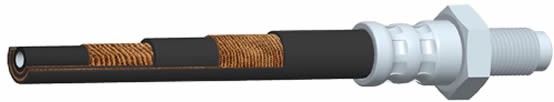 Hydraulic brake hose for hydraulic brake system of vehicles