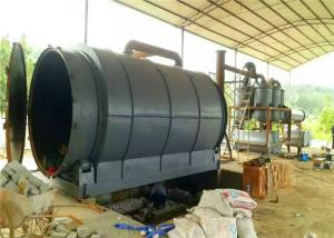 Quality 5/8/10/12 Ton Industrial Scrap Tire Plastic Pyrolysis To Oil Production Line wholesale