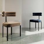 Italian Simple Half Arc Armchair Home Leisure Negotiation Dining Chair
