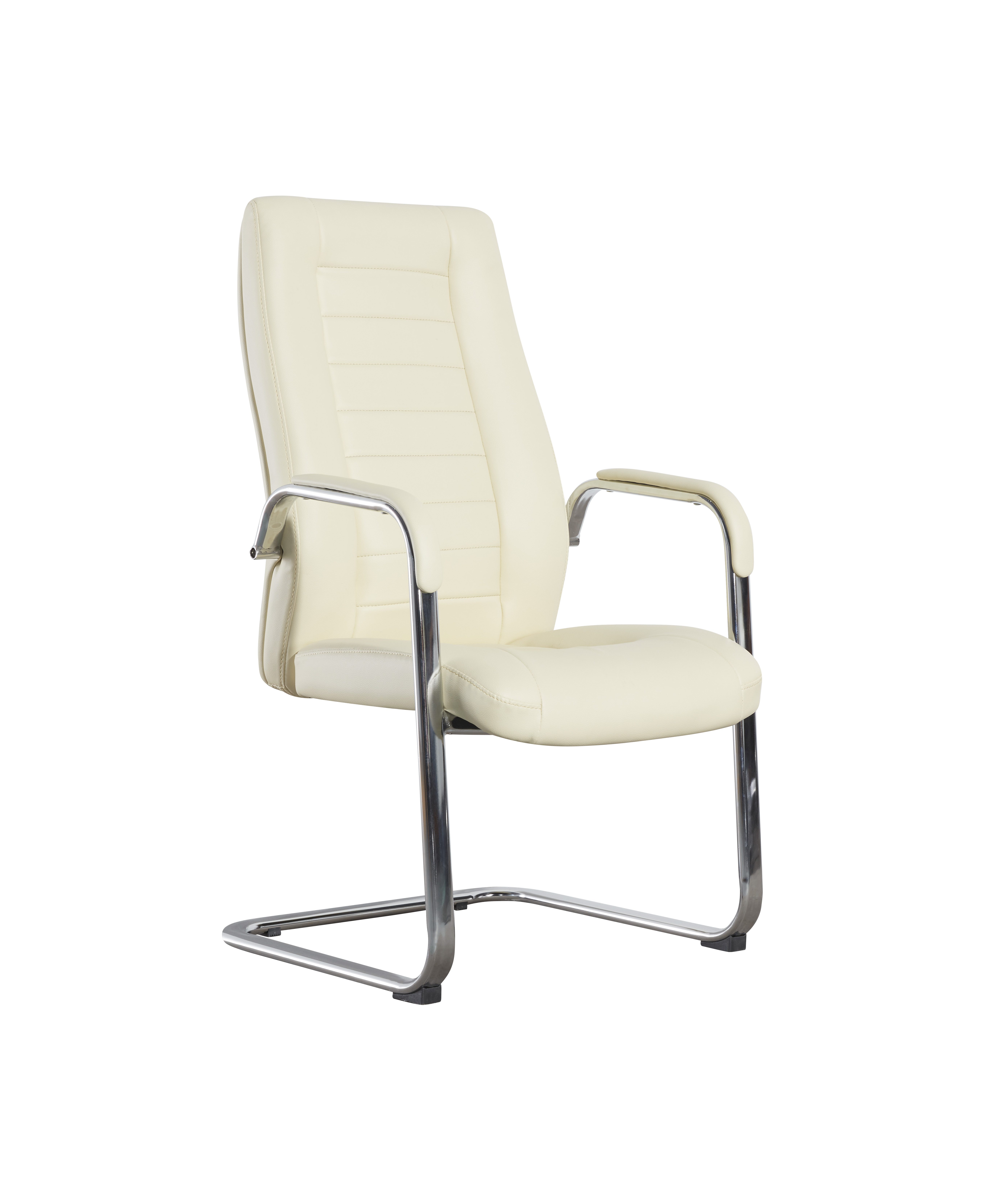 Unique Design Pu/Half Leather Chair For Office Visitor Chair Without Wheels
