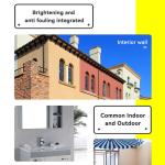 House Paint Topcoat Decorative Coating in Liquid State for Interior and Exterior