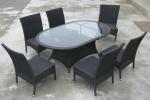 7pcs rattan furniture set.