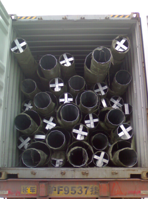 Burial Type 25FT Power Transmission Poles , Electrical Transmission Poles