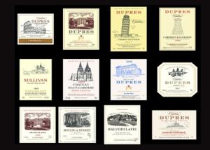 Quality Transparent Paper Waterproof Wine Labels Anti - Ultraviolet UV Coating Craft wholesale