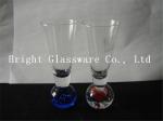Clear glass champagne cup, wine goblet glass for party