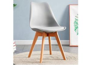 Quality Beech Wooden Leg Dining Chair High Density Springback Foam Cushion wholesale