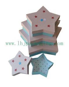 Quality star shape paper box wholesale